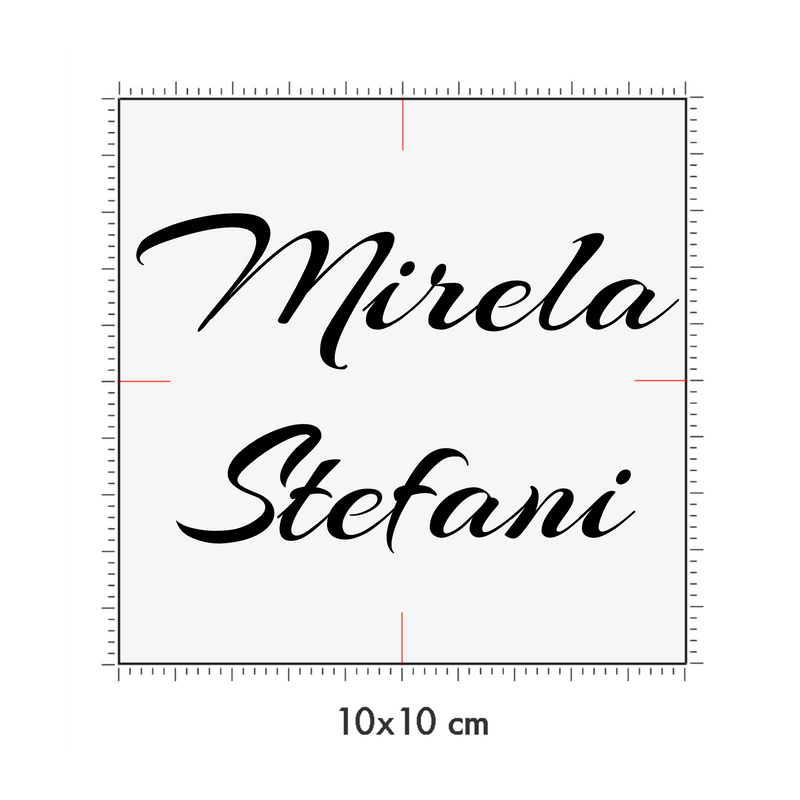 10 x 10 cm
