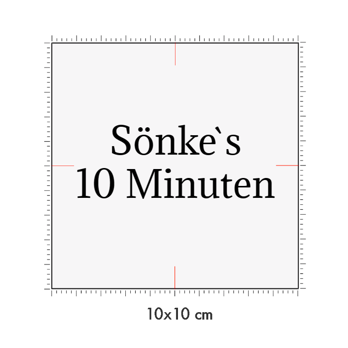 10 x 10 cm