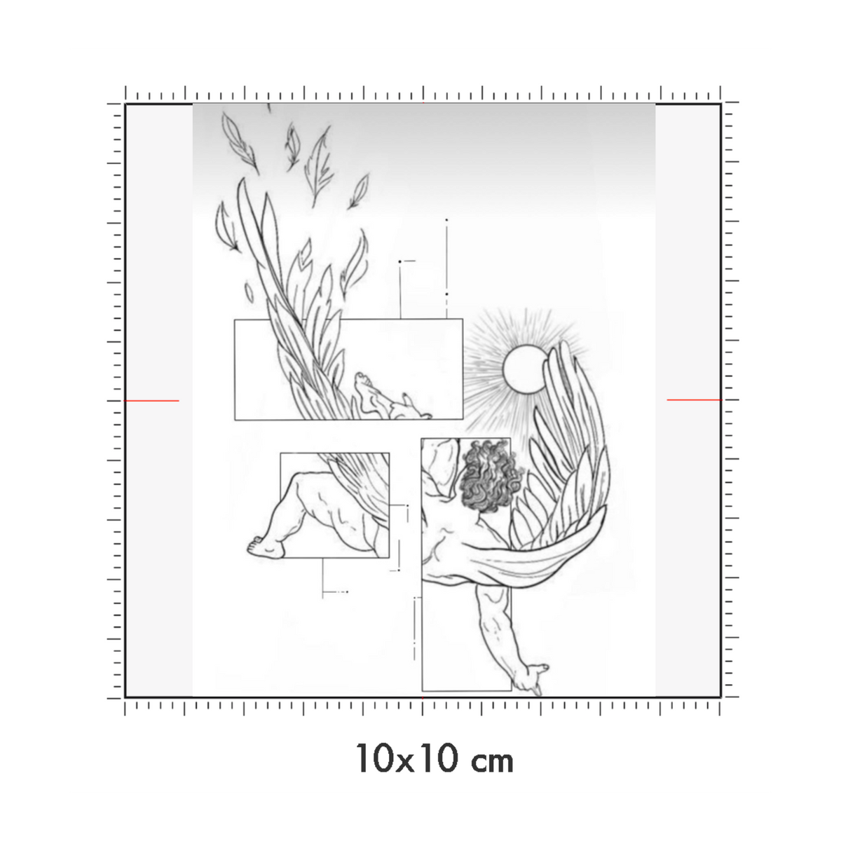 10 x 10 cm