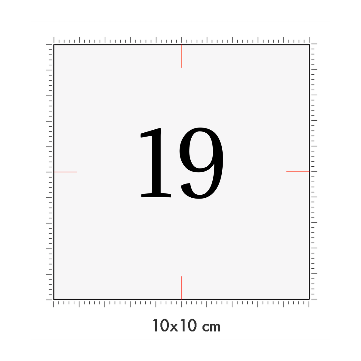 10 x 10 cm