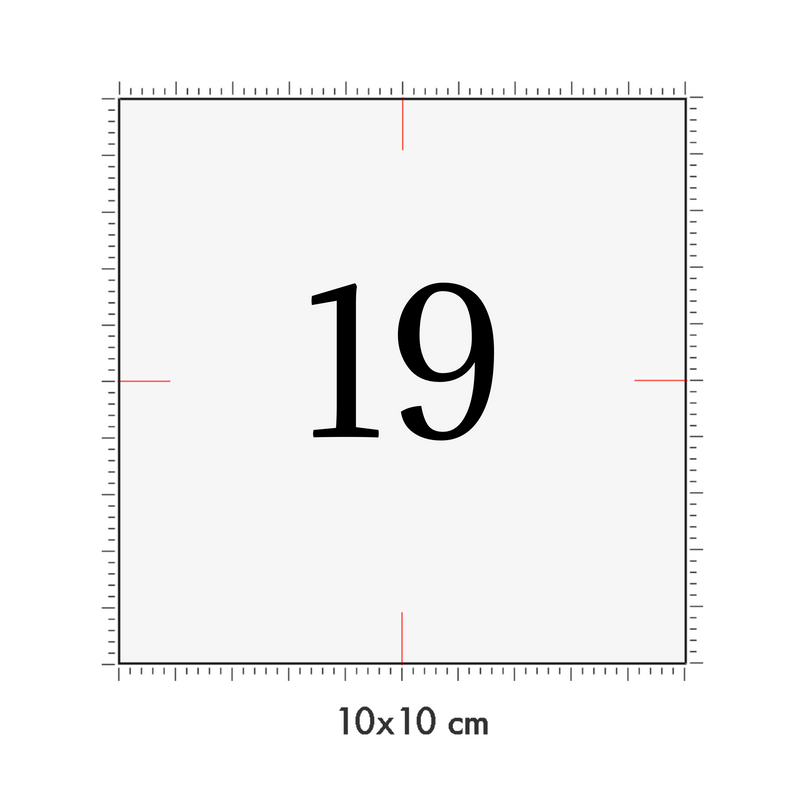 10 x 10 cm