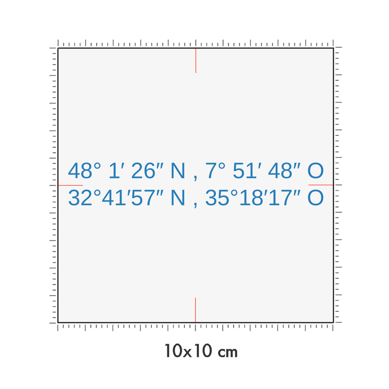 10 x 10 cm