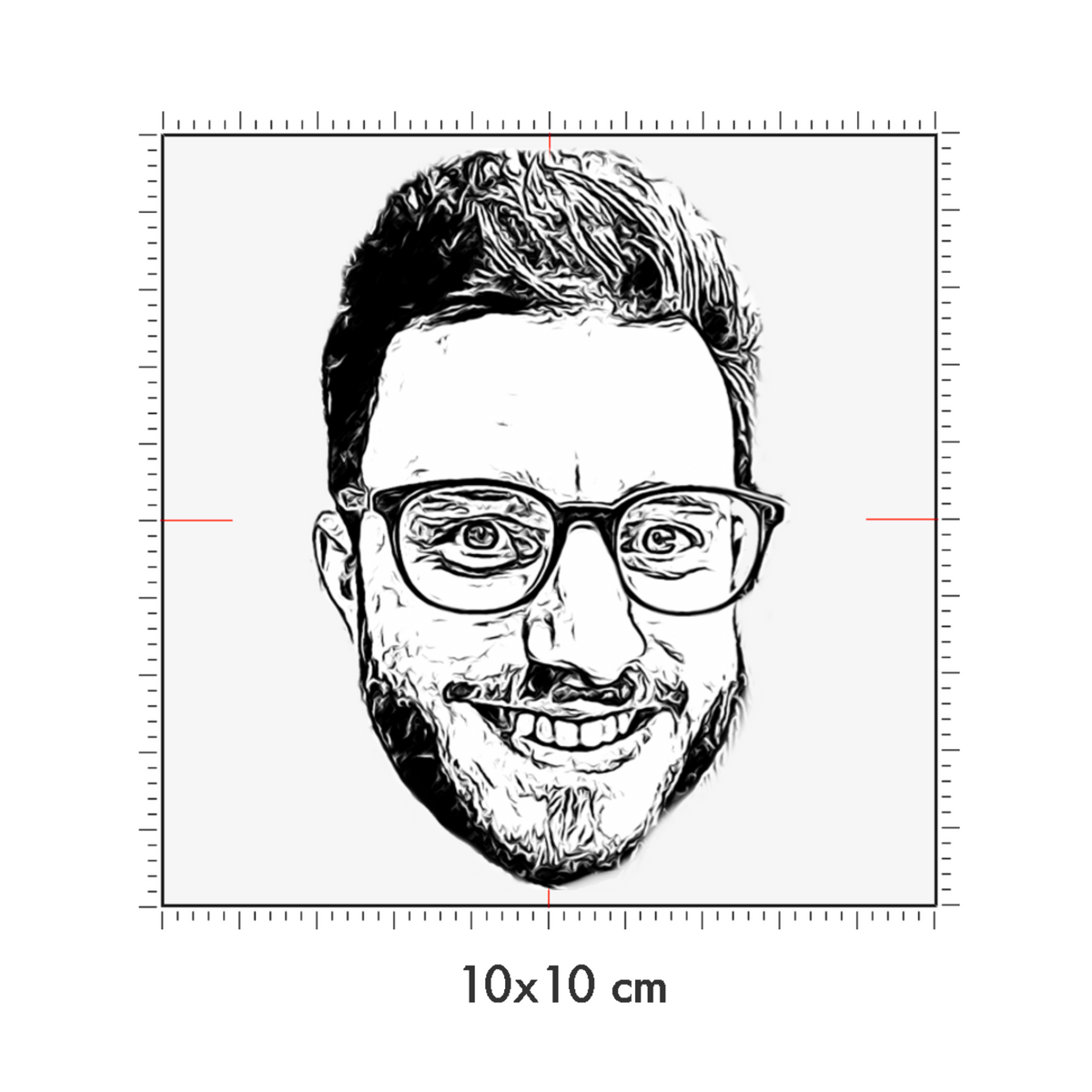 10 x 10 cm
