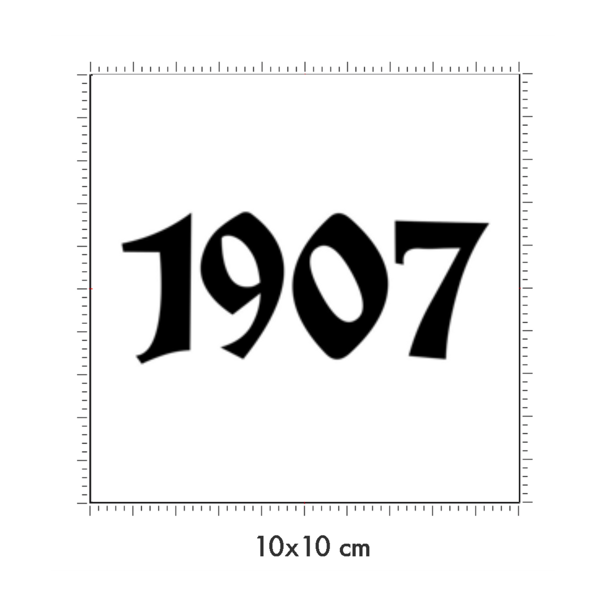 10 x 10 cm