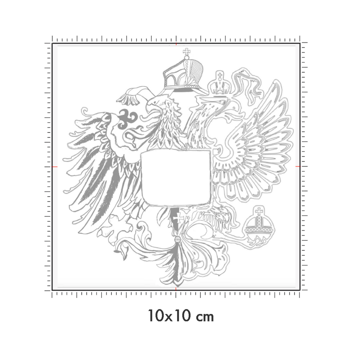 10 x 10 cm