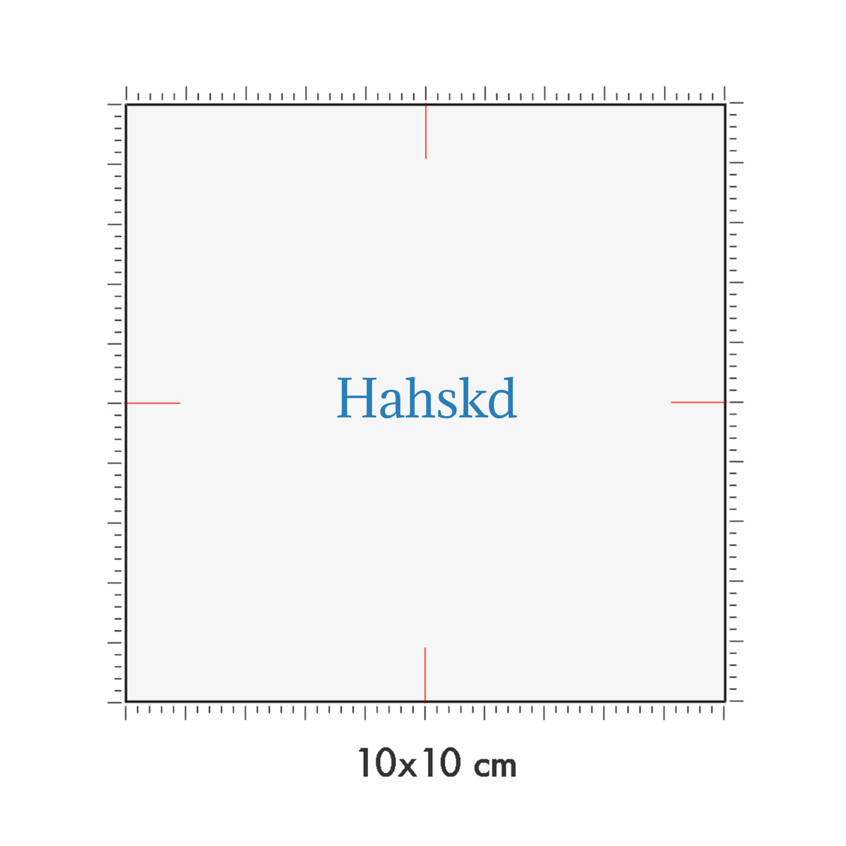 10 x 10 cm