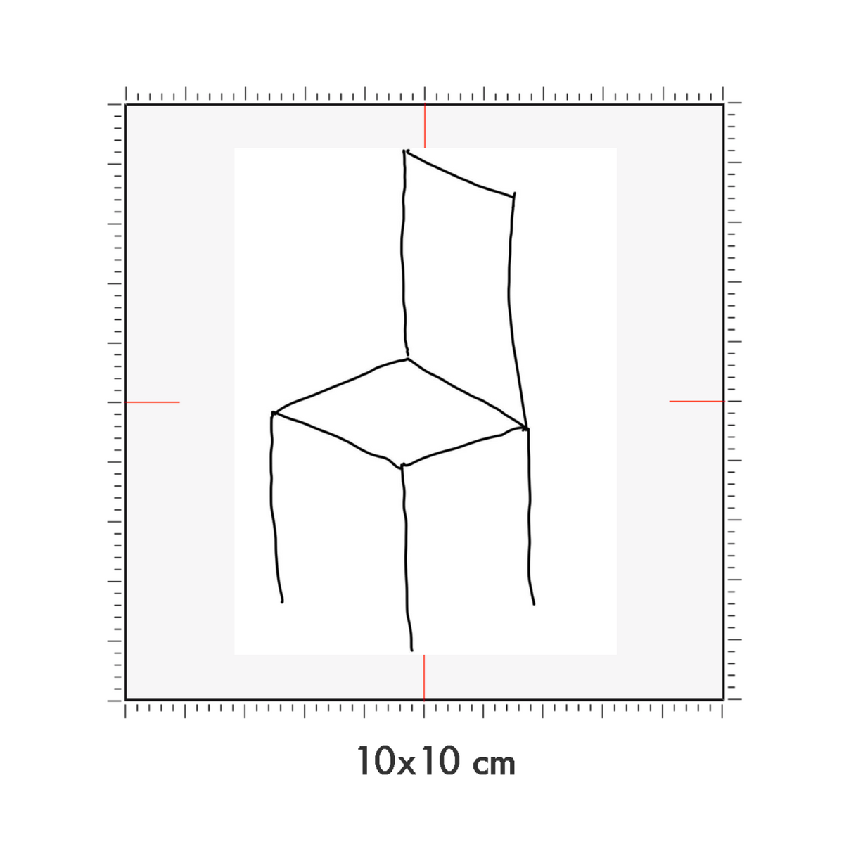 10 x 10 cm