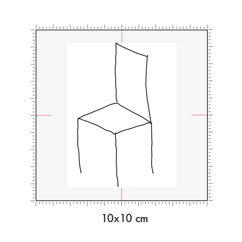 10 x 10 cm