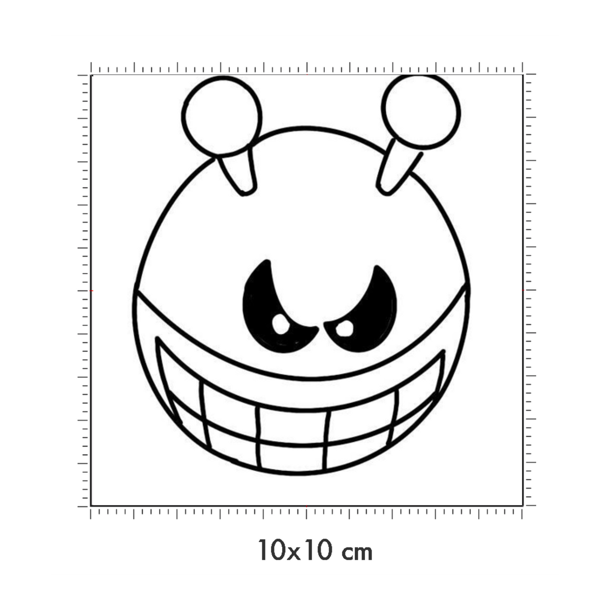 10 x 10 cm