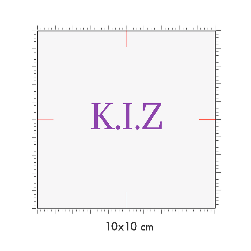 10 x 10 cm