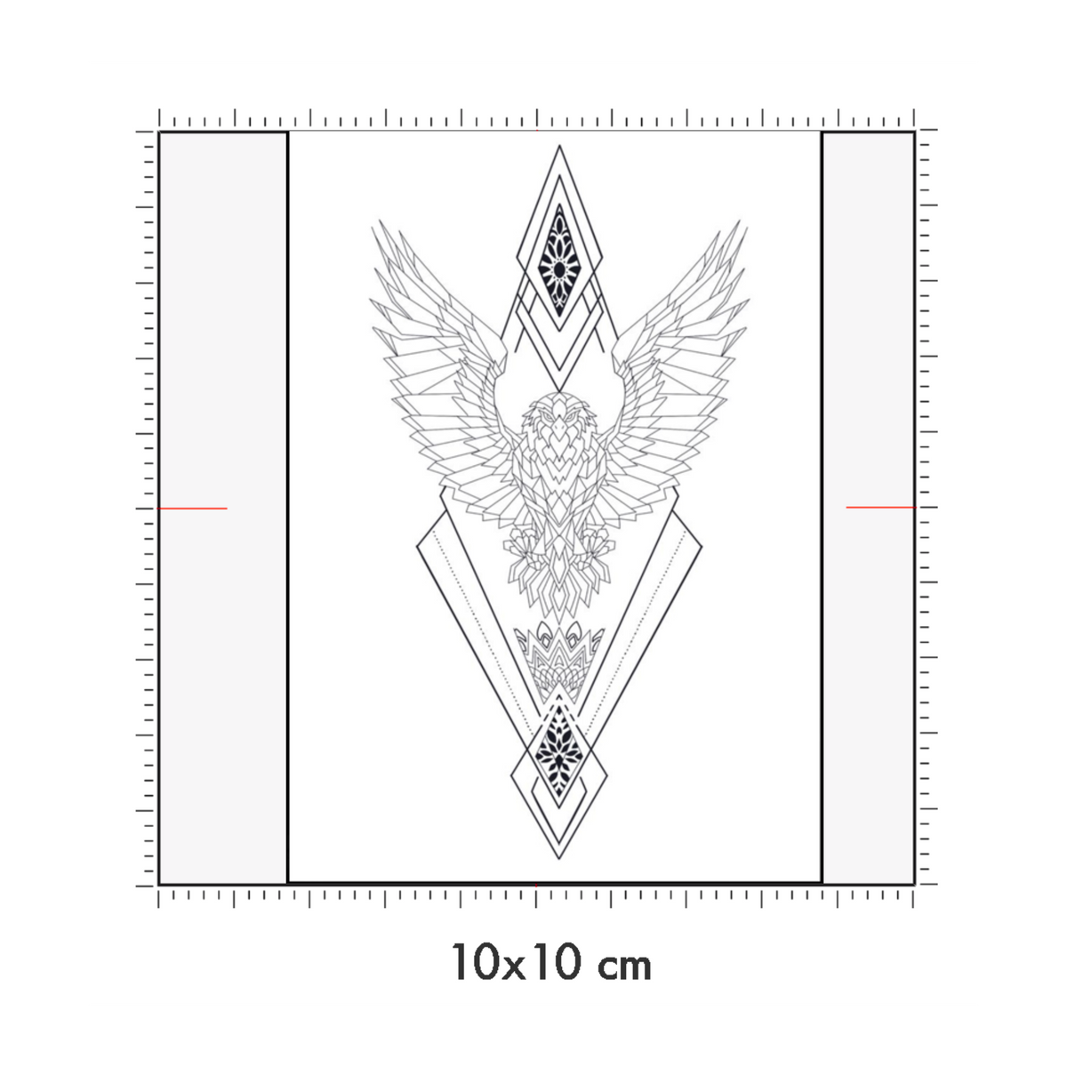 10 x 10 cm
