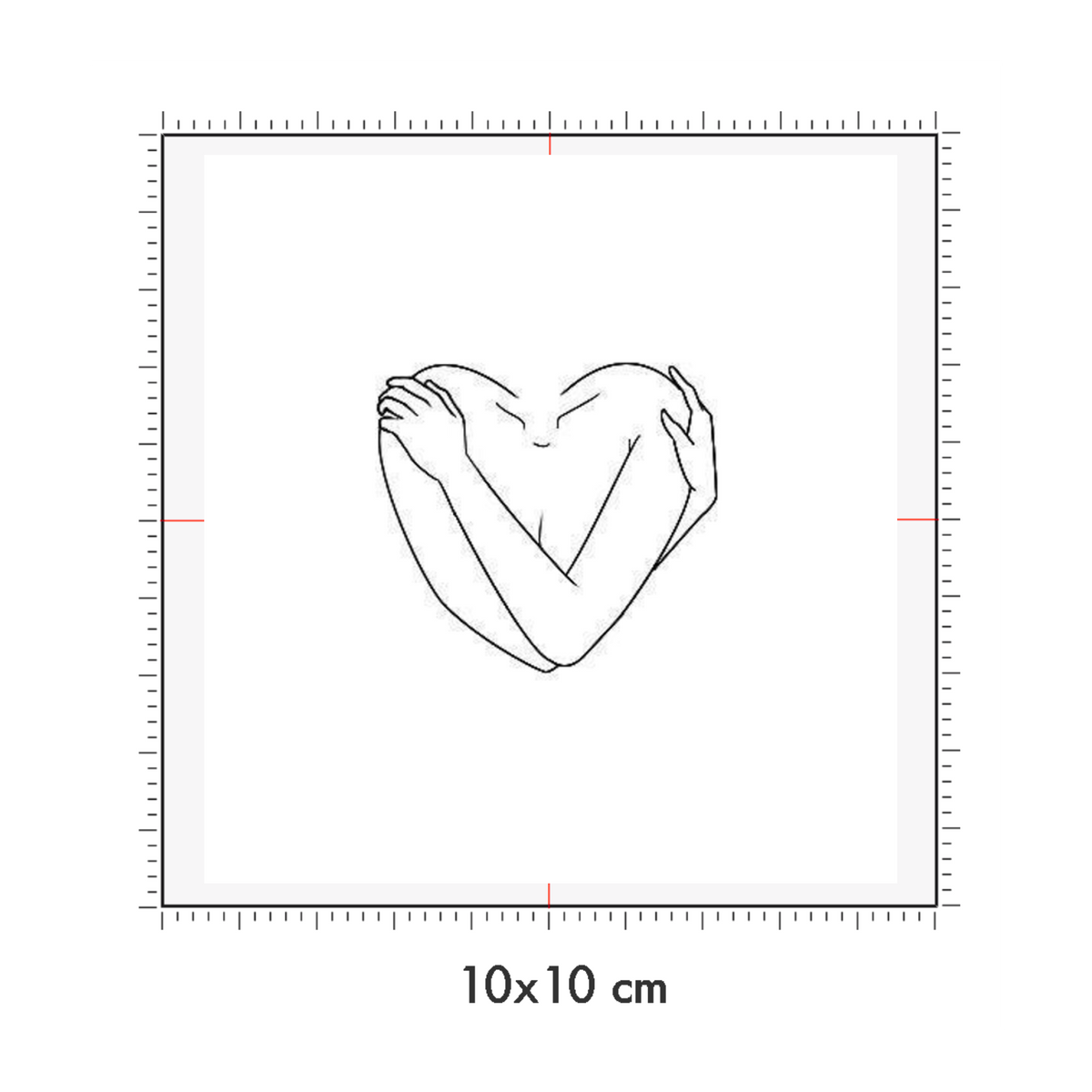 10 x 10 cm