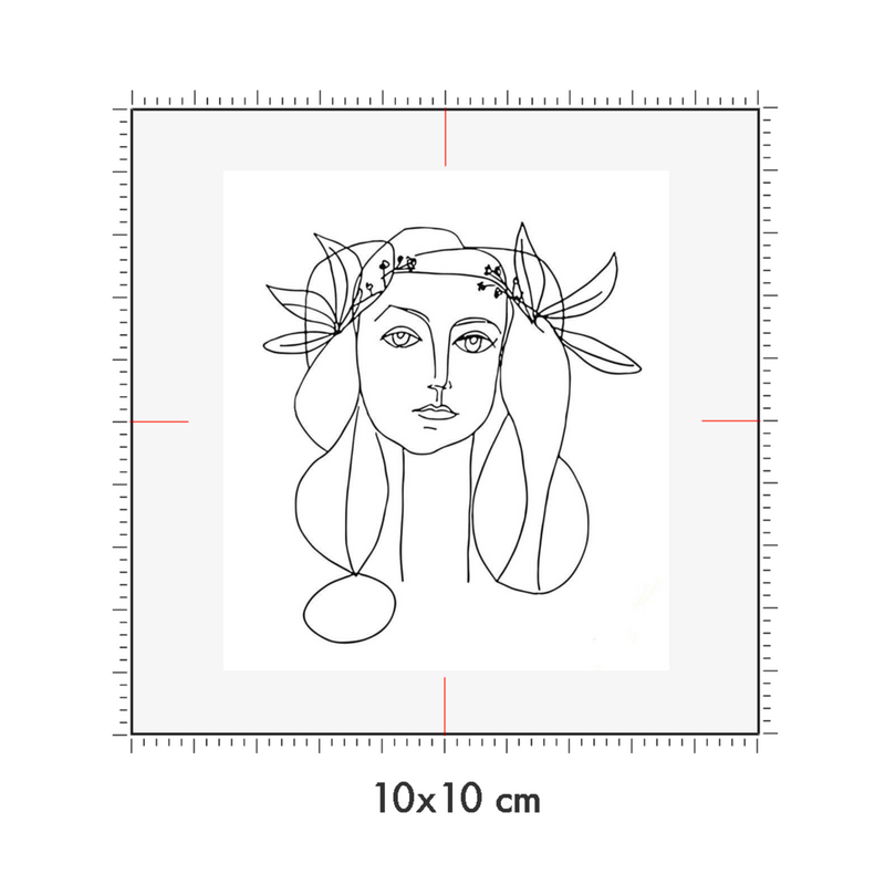 10 x 10 cm