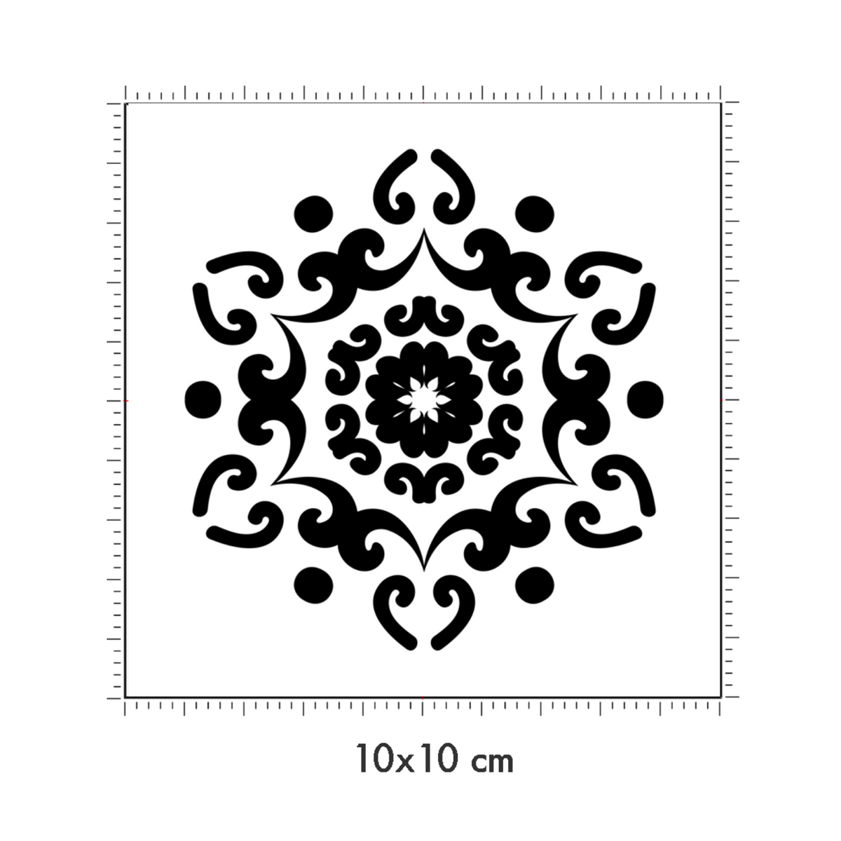10 x 10 cm