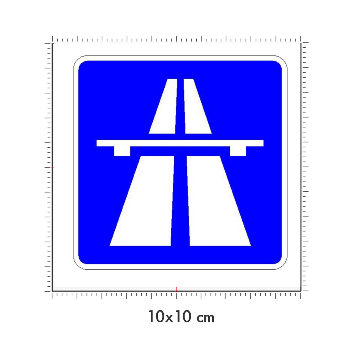 10 x 10 cm