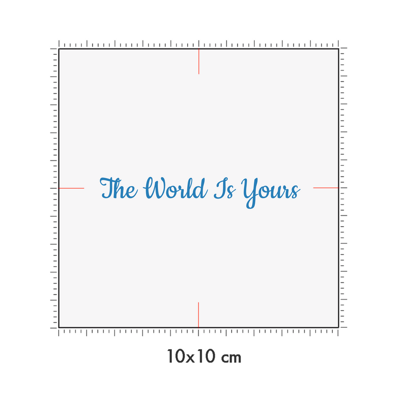 10 x 10 cm