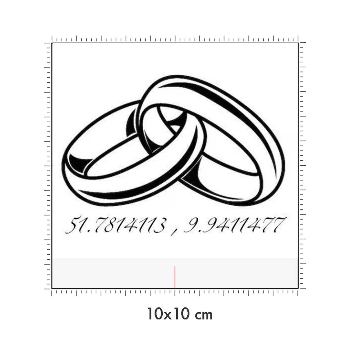 10 x 10 cm