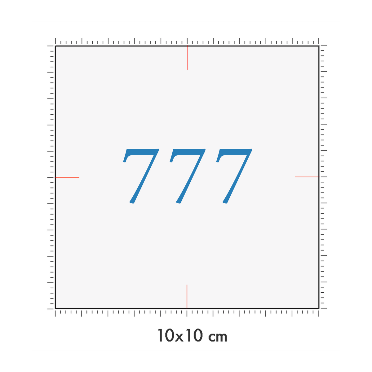 10 x 10 cm