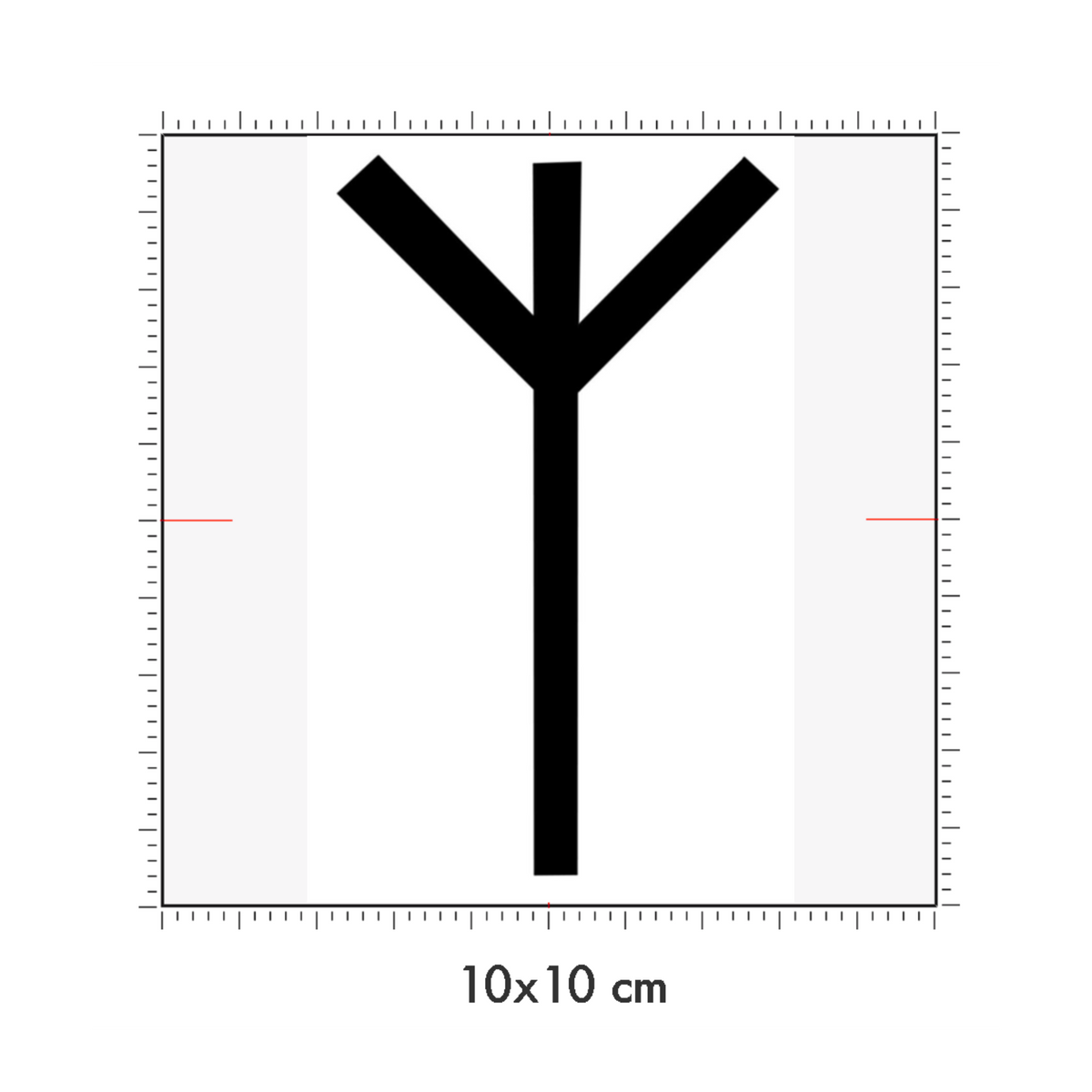 10 x 10 cm