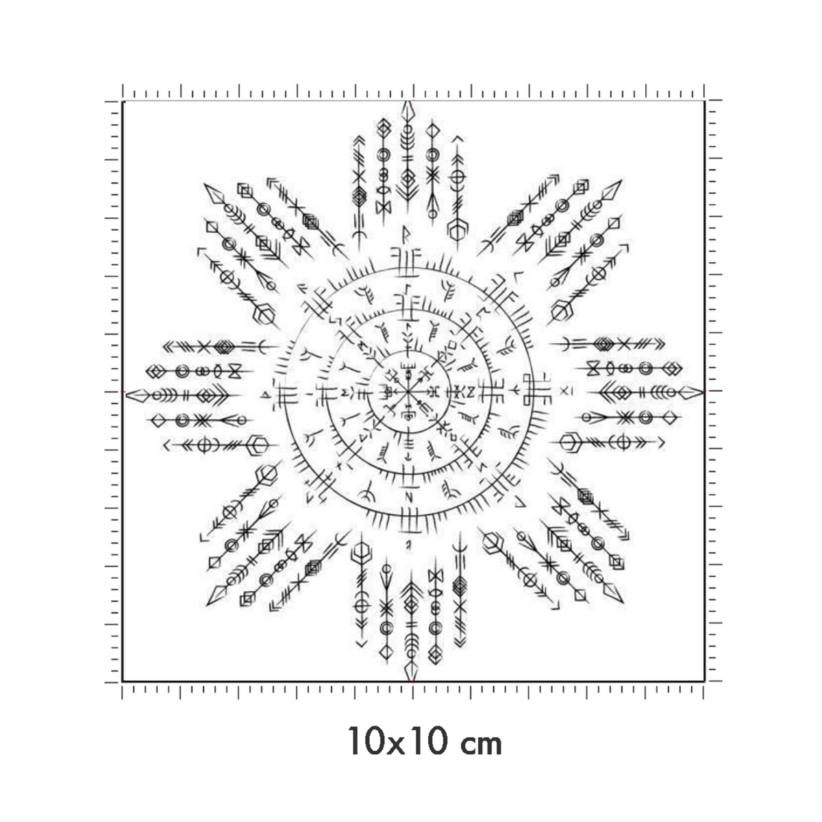 10 x 10 cm