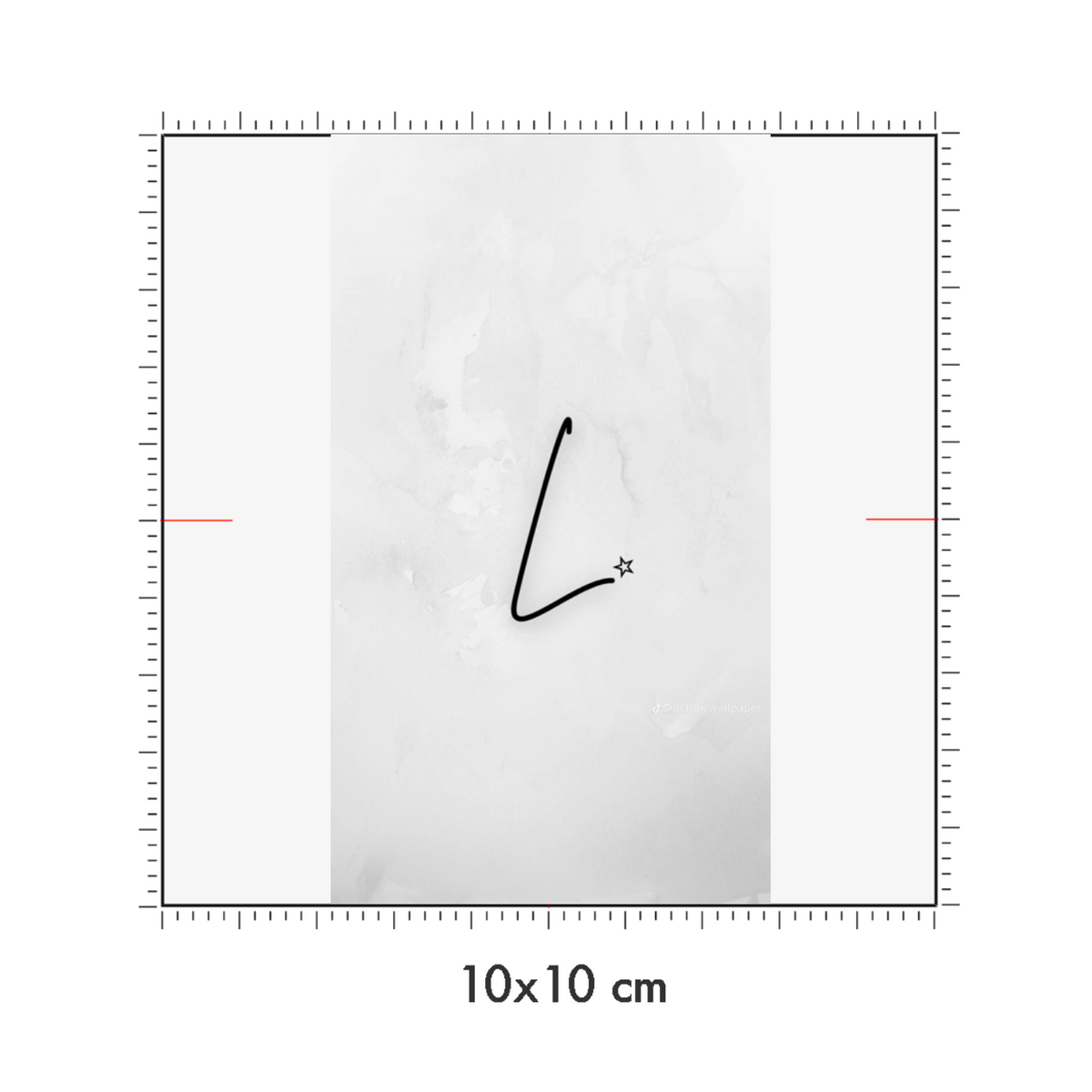 10 x 10 cm