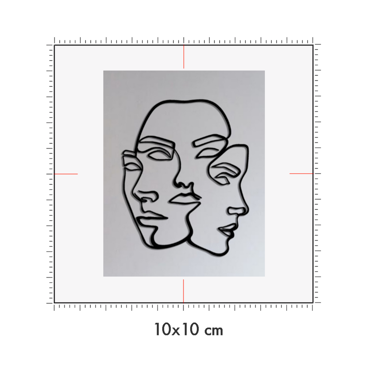 10 x 10 cm