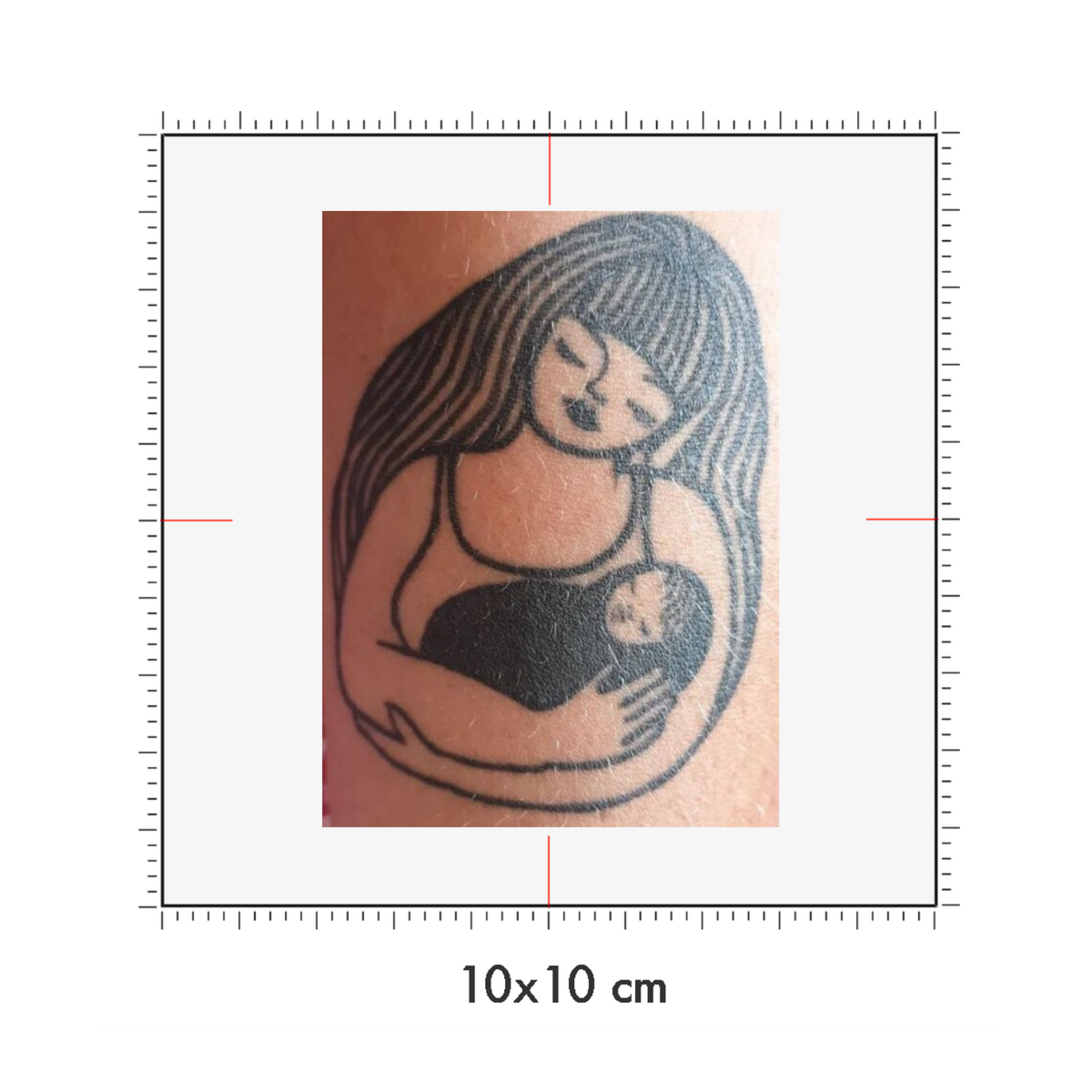 10 x 10 cm