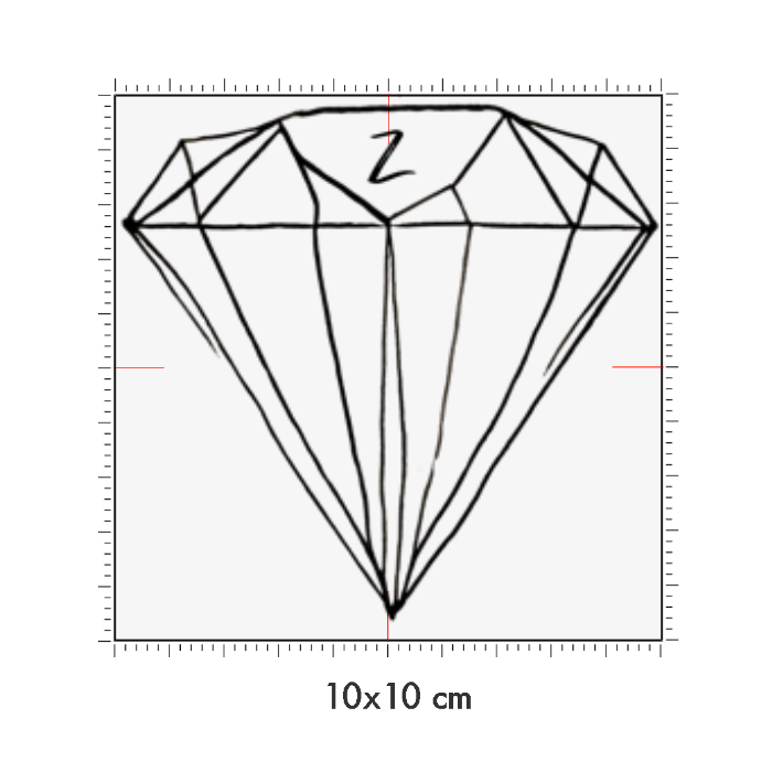 10 x 10 cm