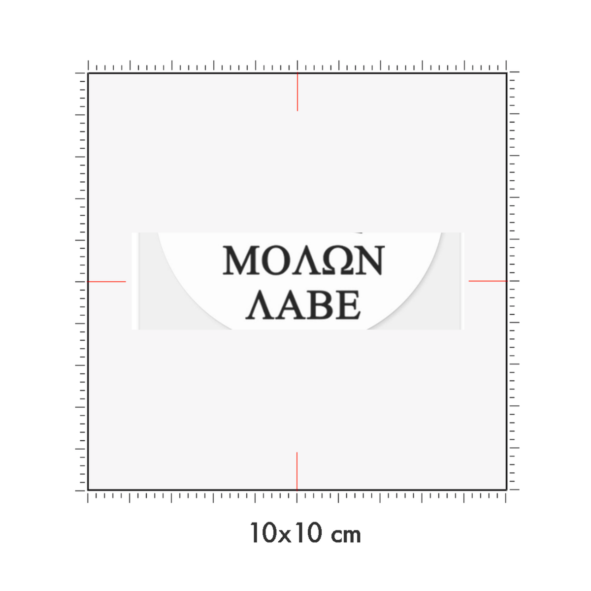 10 x 10 cm