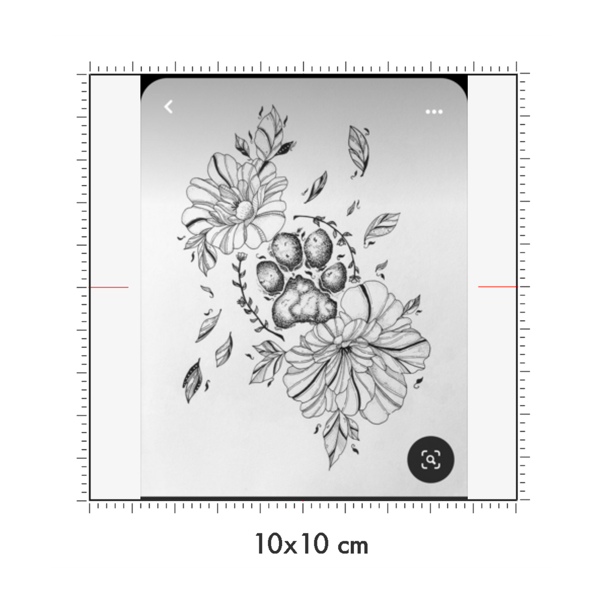 10 x 10 cm