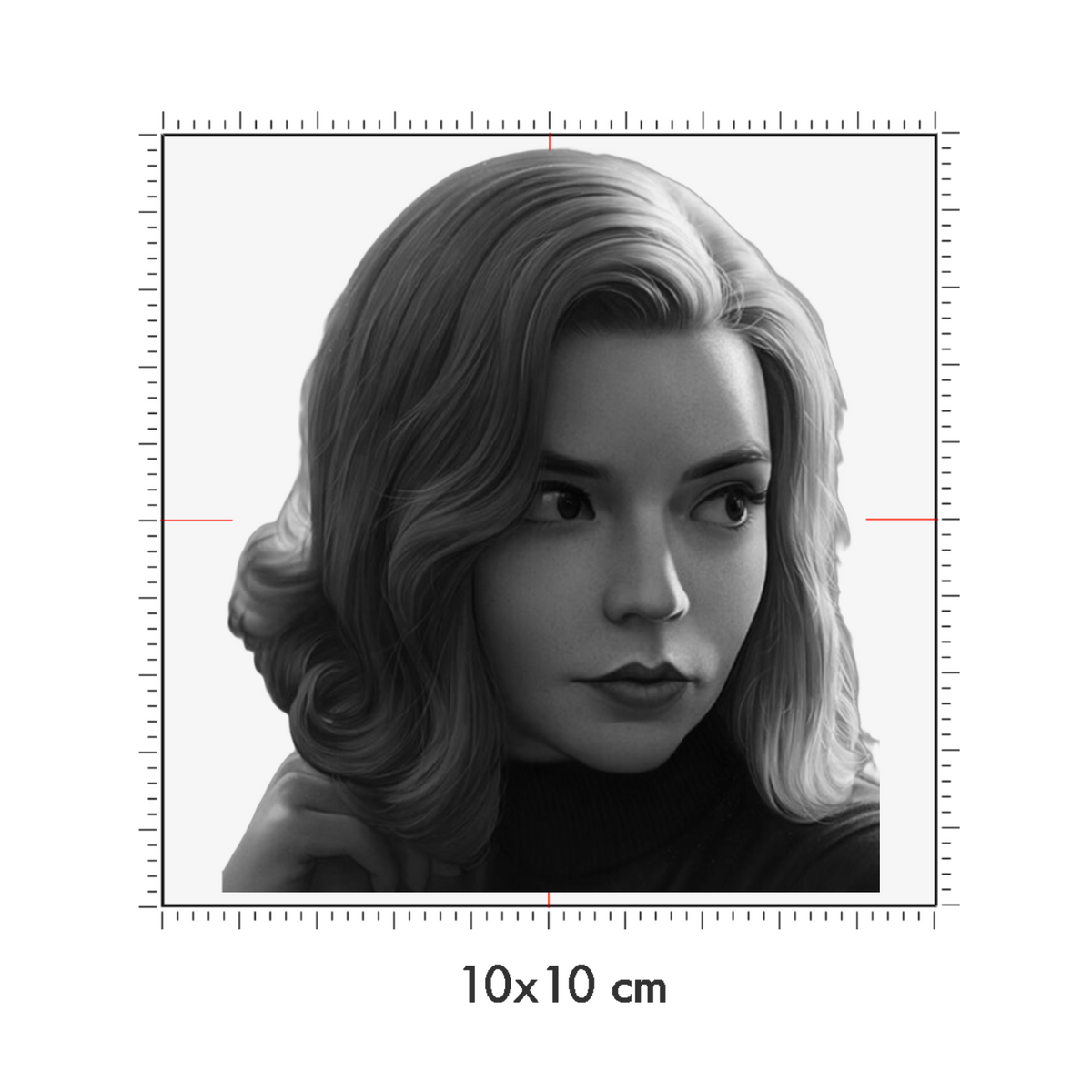 10 x 10 cm