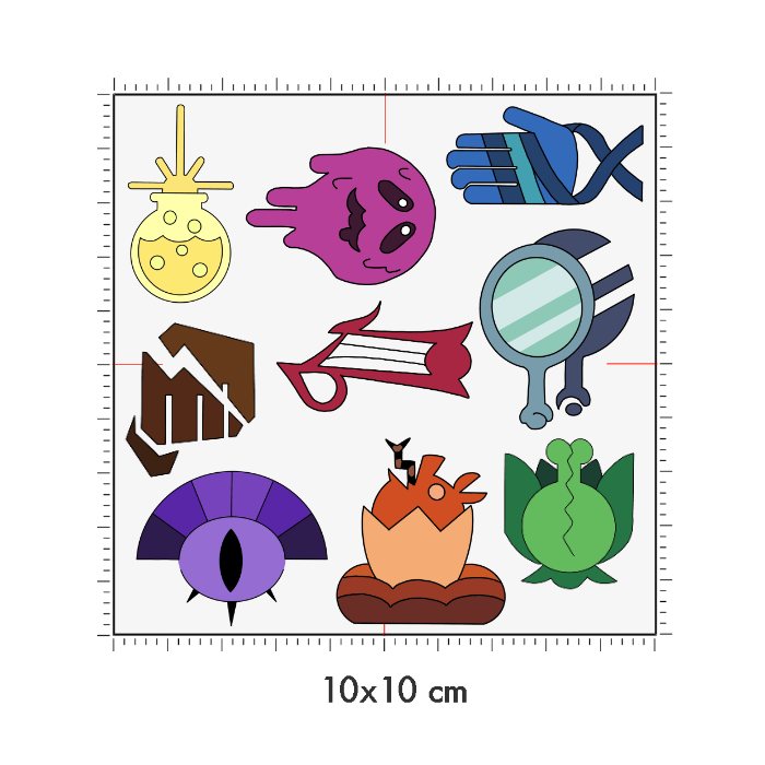 10 x 10 cm