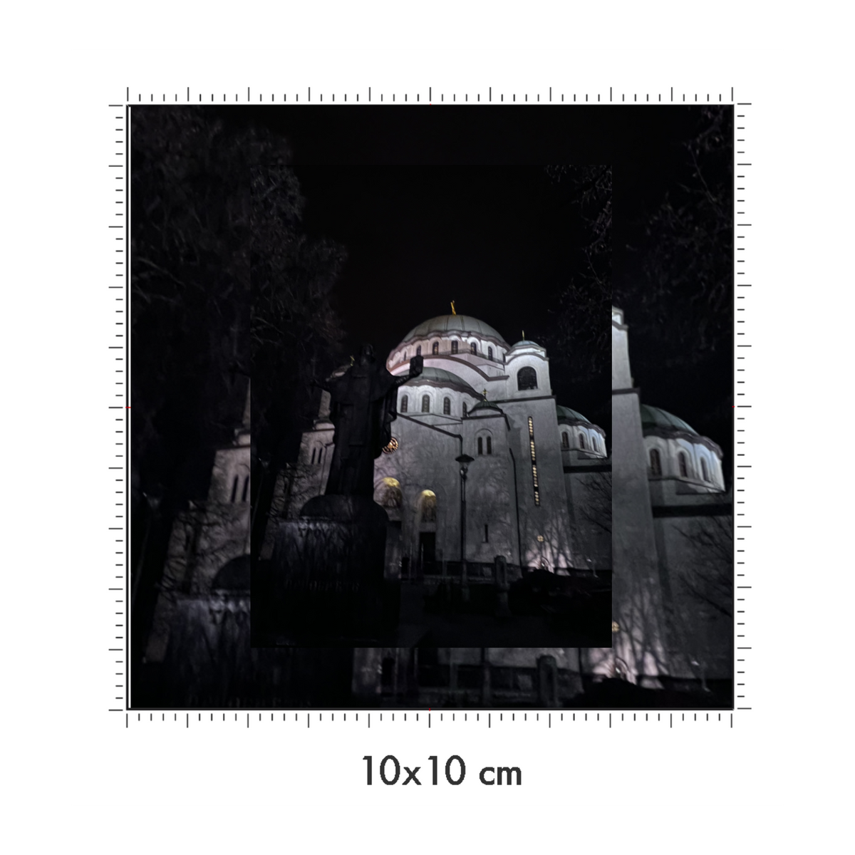 10 x 10 cm
