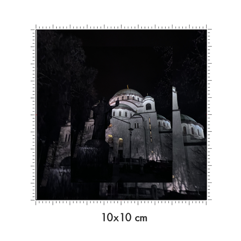 10 x 10 cm