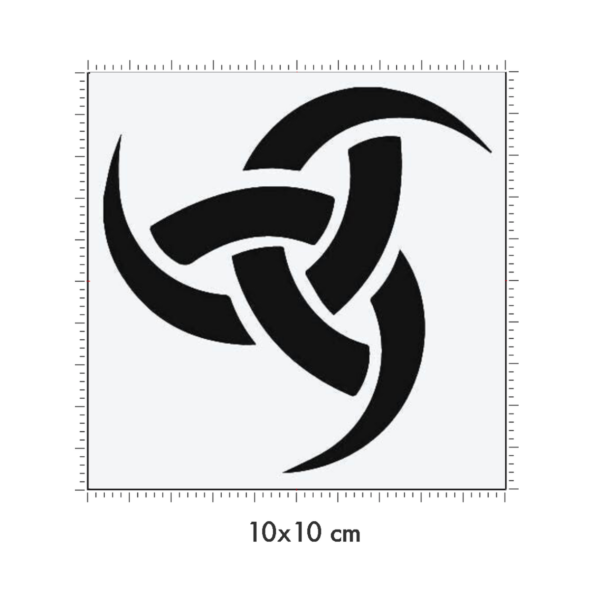 10 x 10 cm