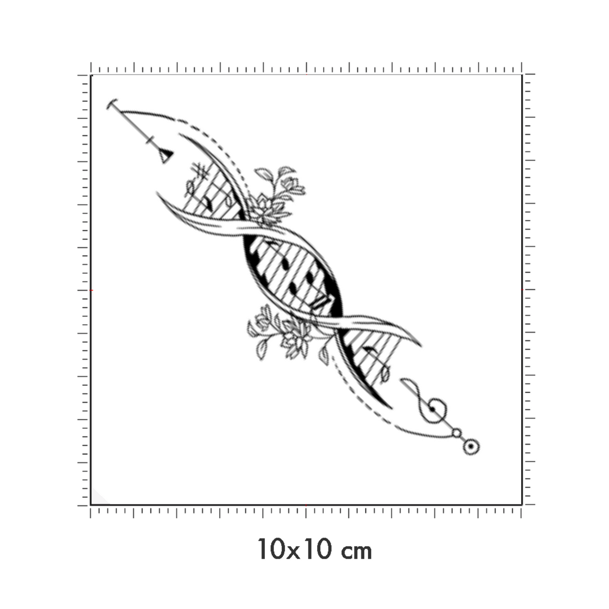 10 x 10 cm