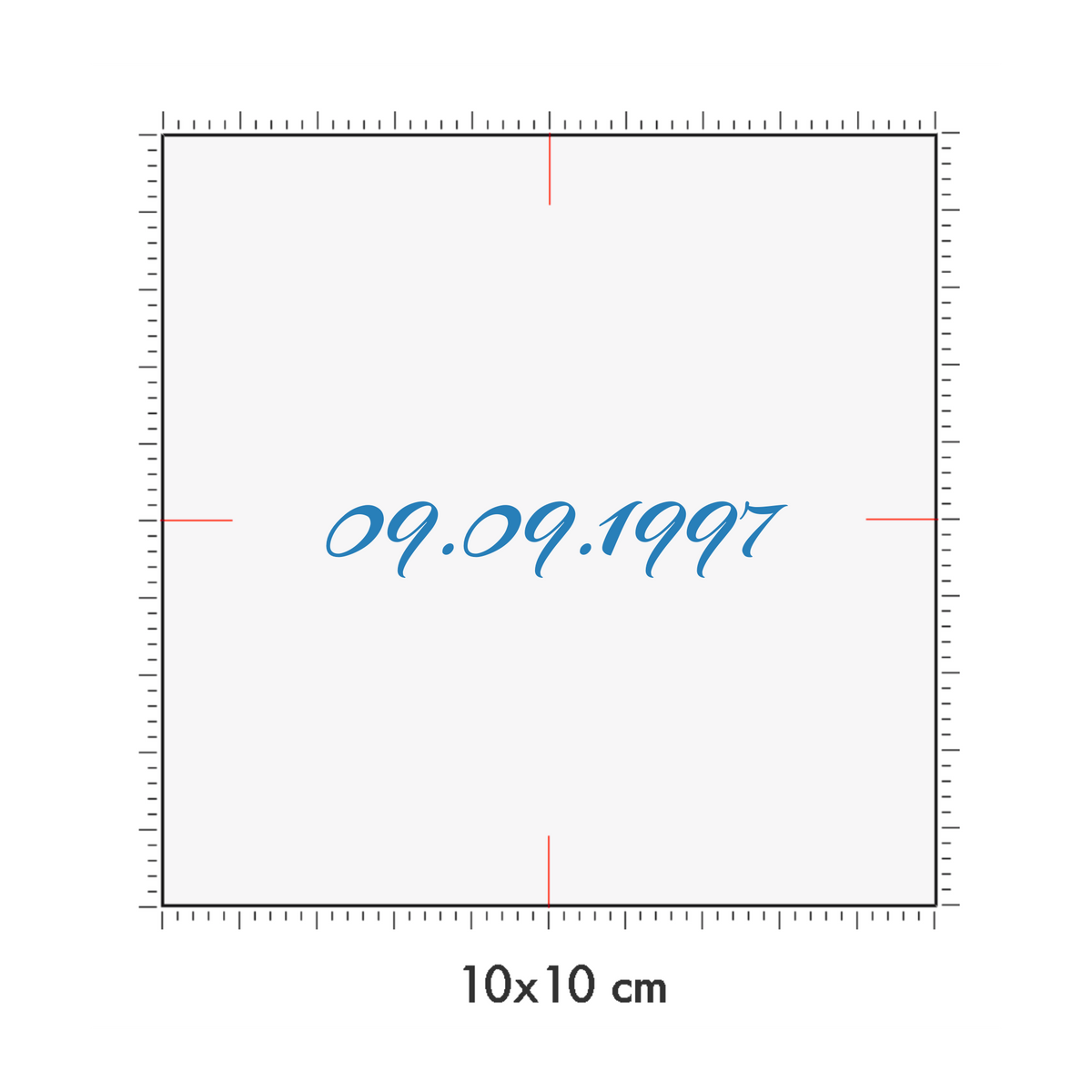 10 x 10 cm