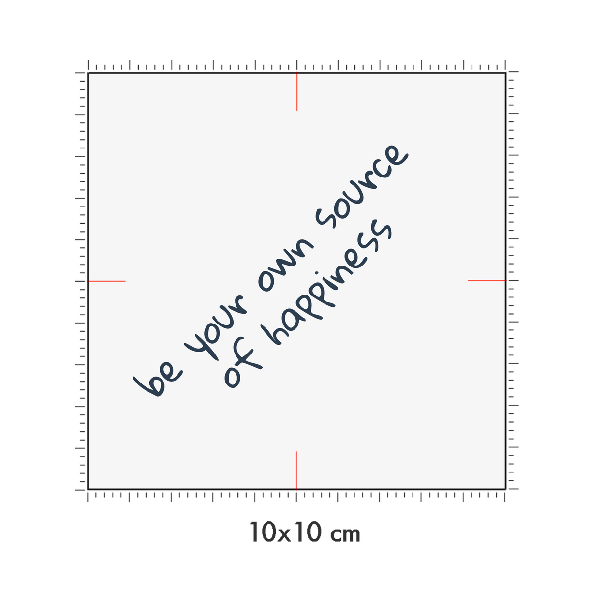 10 x 10 cm