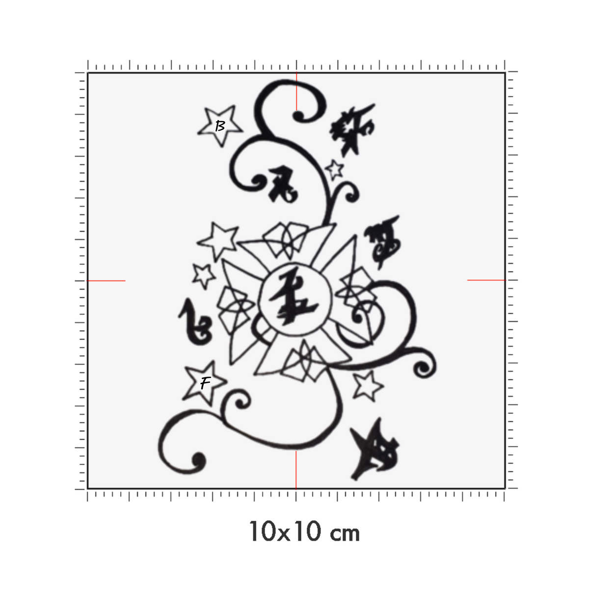 10 x 10 cm