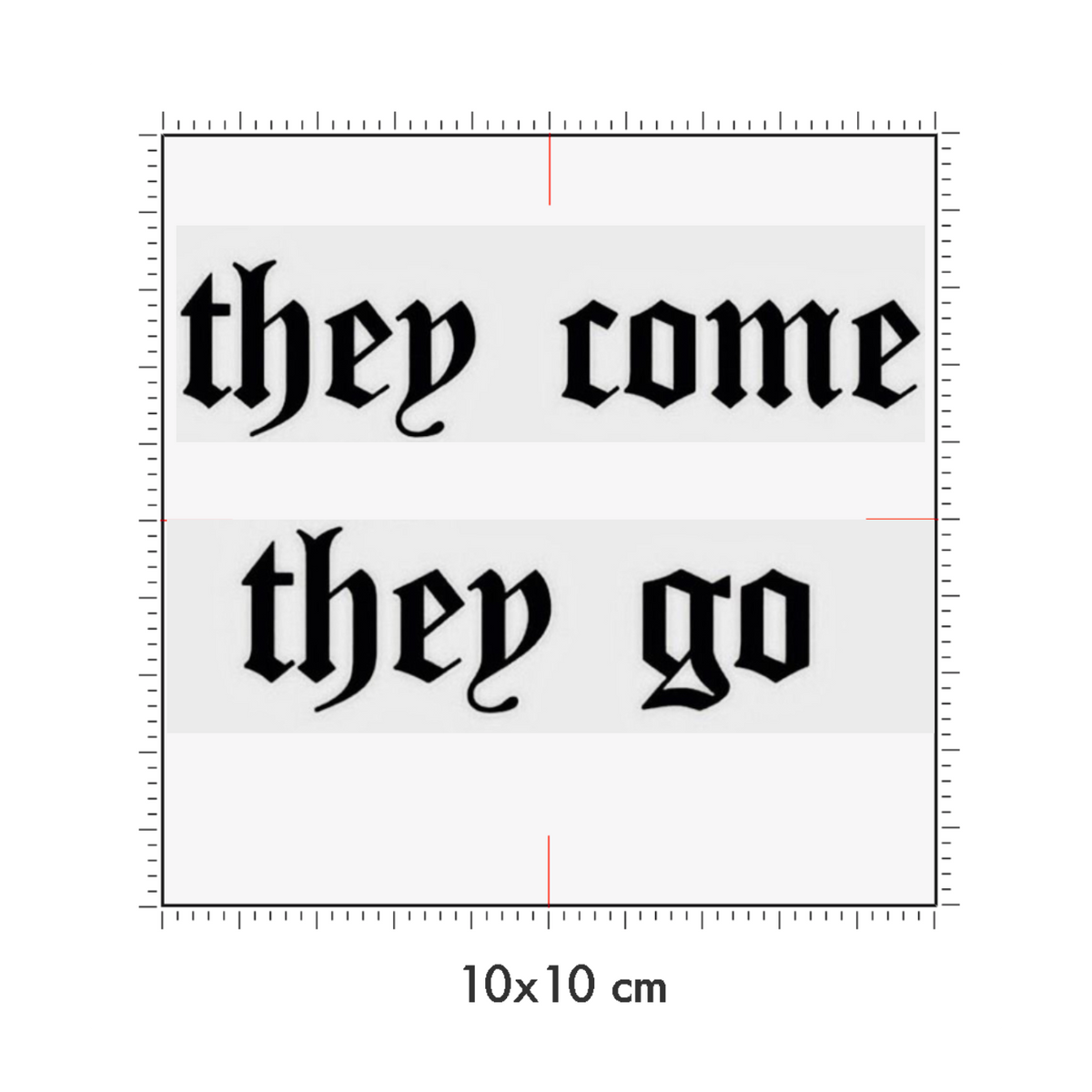 10 x 10 cm