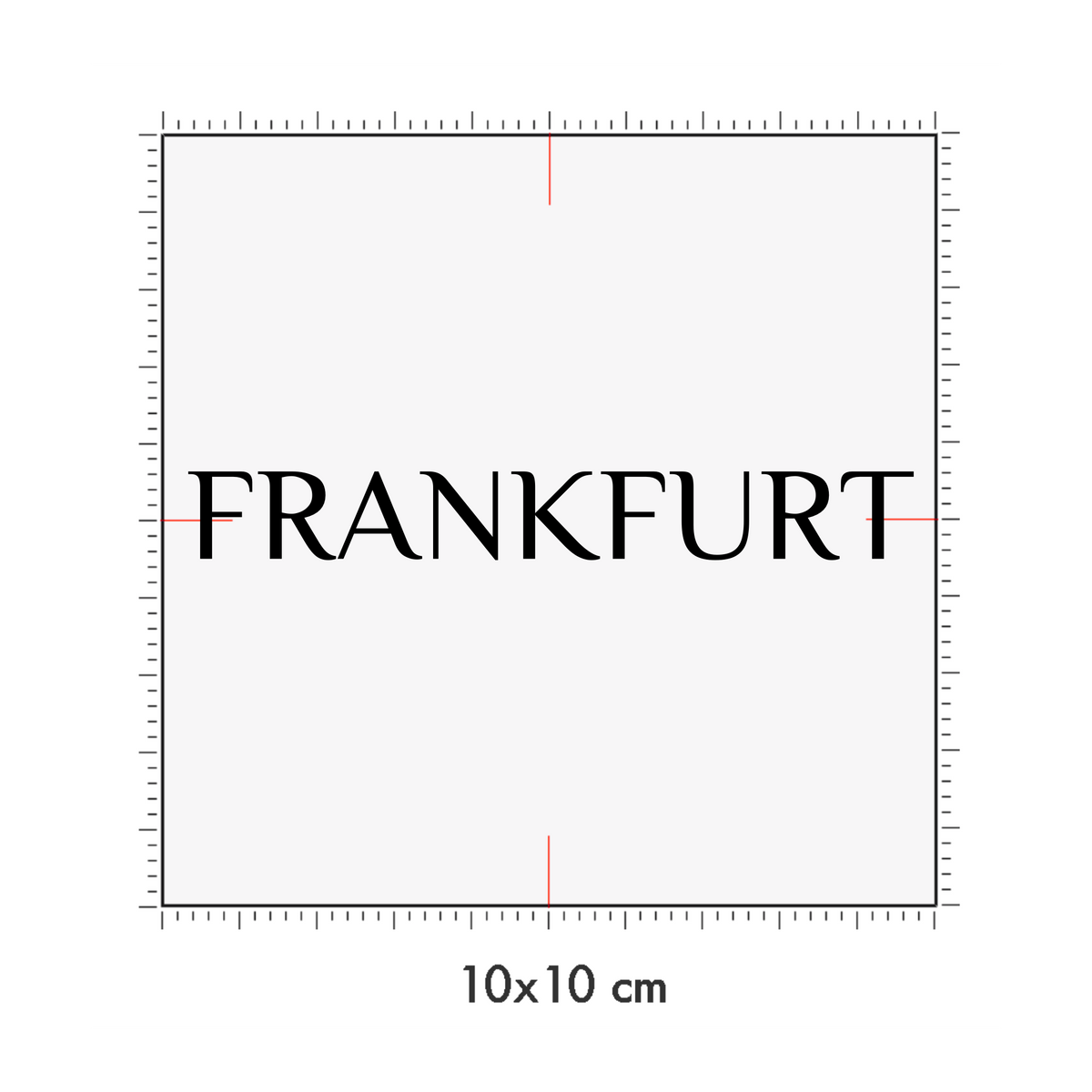 10 x 10 cm