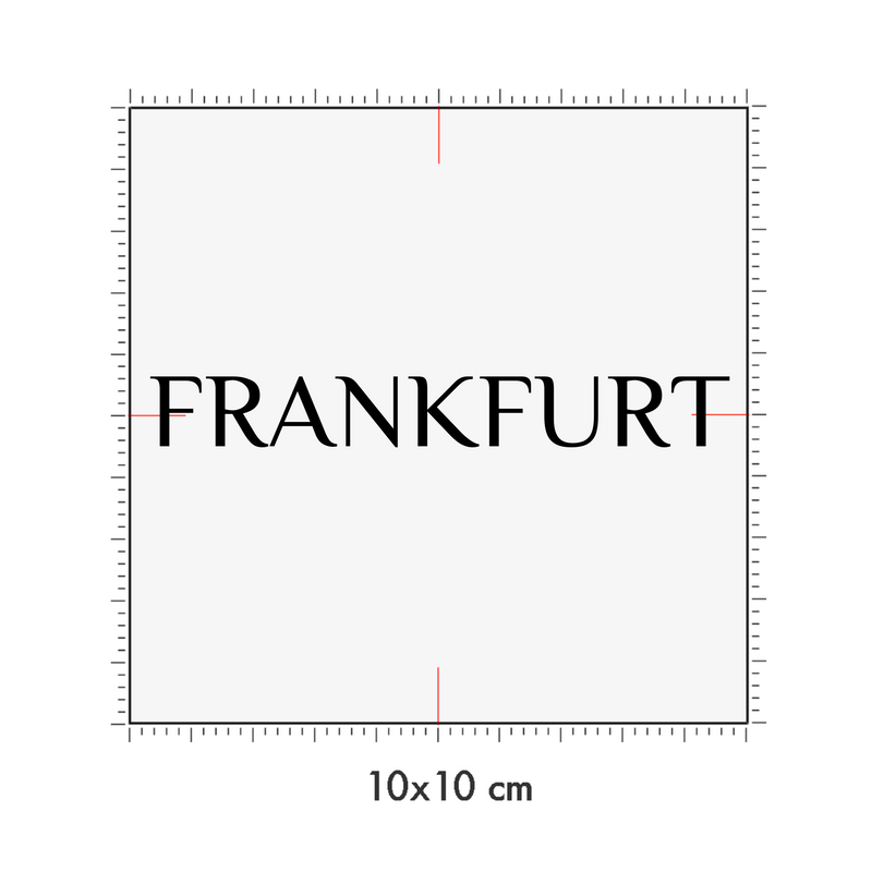10 x 10 cm