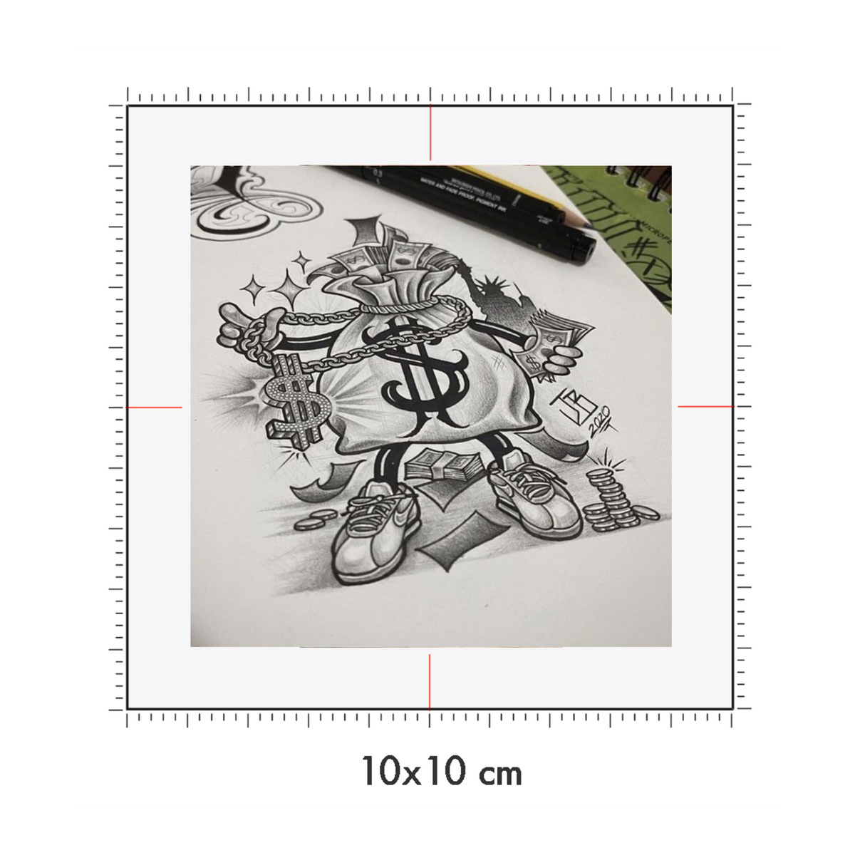 10 x 10 cm