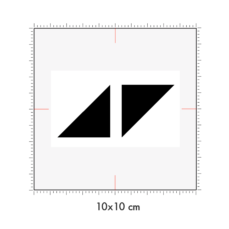 10 x 10 cm