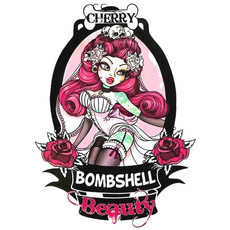 Tatouage éphémère temporaire girls cherry bombshell beauty vintage