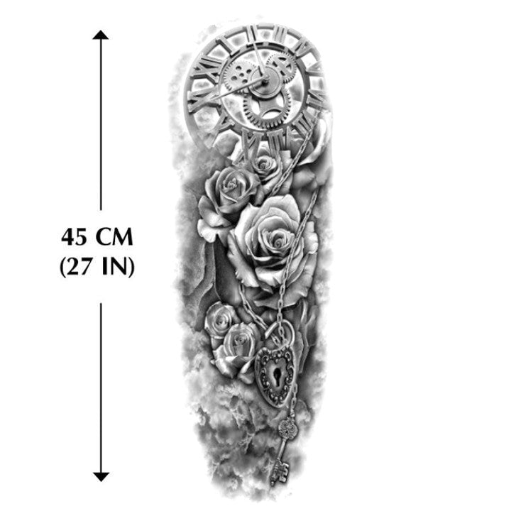 Clock and Roses