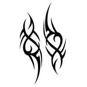 Tatouage éphémère temporaire duo tribal motifs
