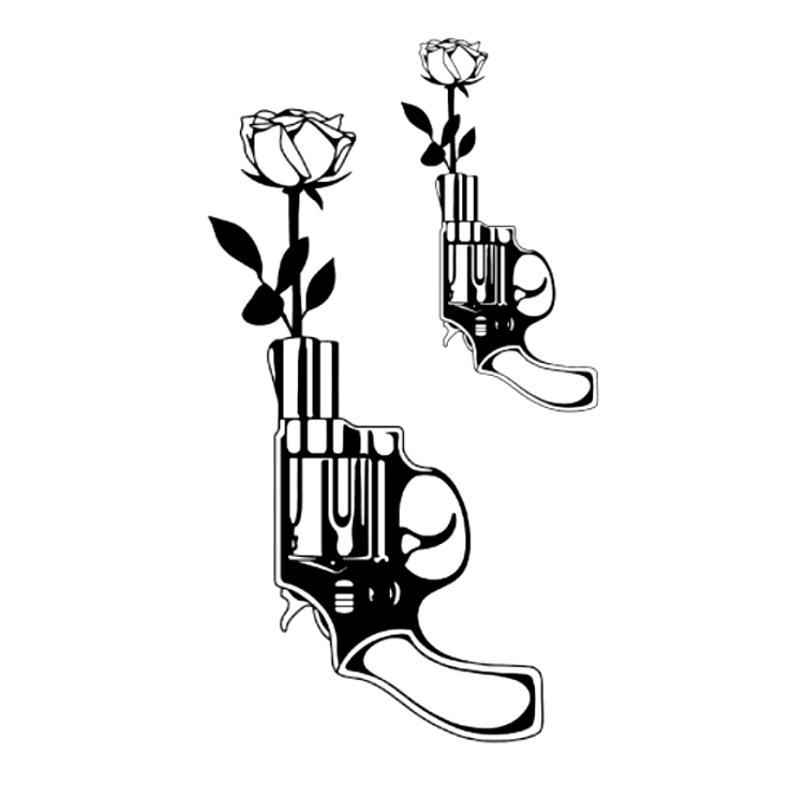 Tatouage éphémère temporaire guns roses