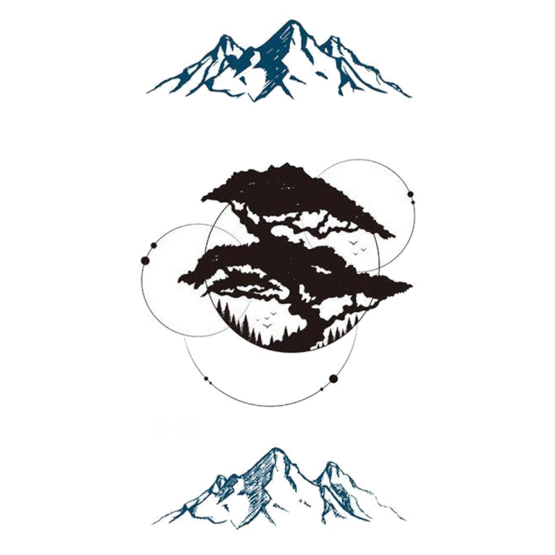 High Mountain Fluoreszierend tattoo