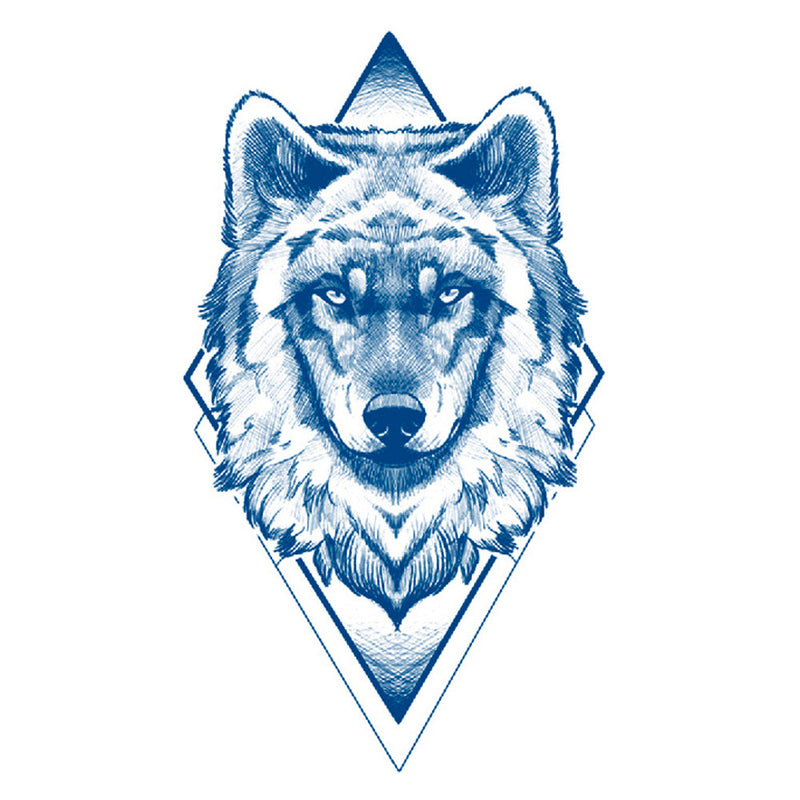 Semi Permanent Tattoo Lonely Wolf